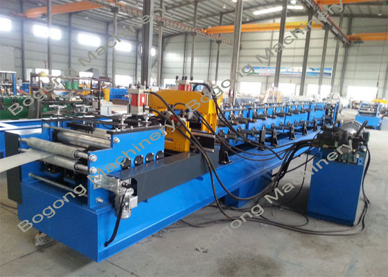 Hot Dip Steel Coil Metal Z Purlin Roll Forming Machine High Load Capacity