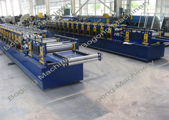 Galvanized Steel Purlin Roll Forming Machine Size 9300 * 1400 * 1800mm